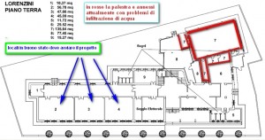 piano terra dove si avvia il progetto